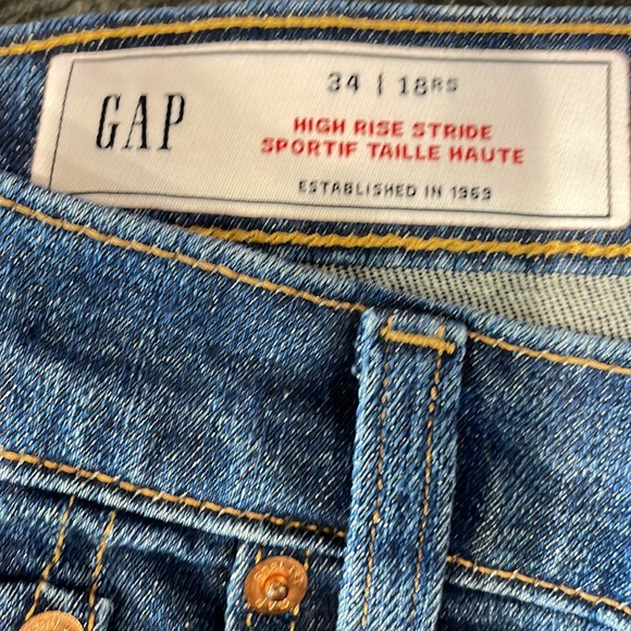 GAP High Rise Wide-Leg Jeans NWT - Picture 5 of 6